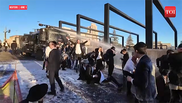 TOI ultra orthodox protesters